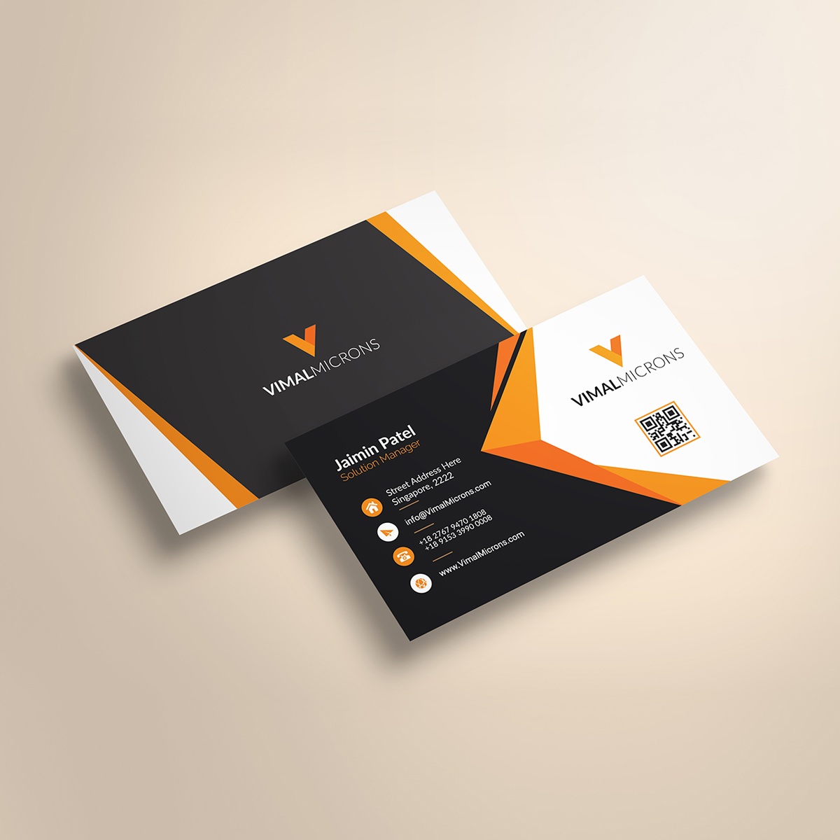 Texture Paper Visiting Card Printing